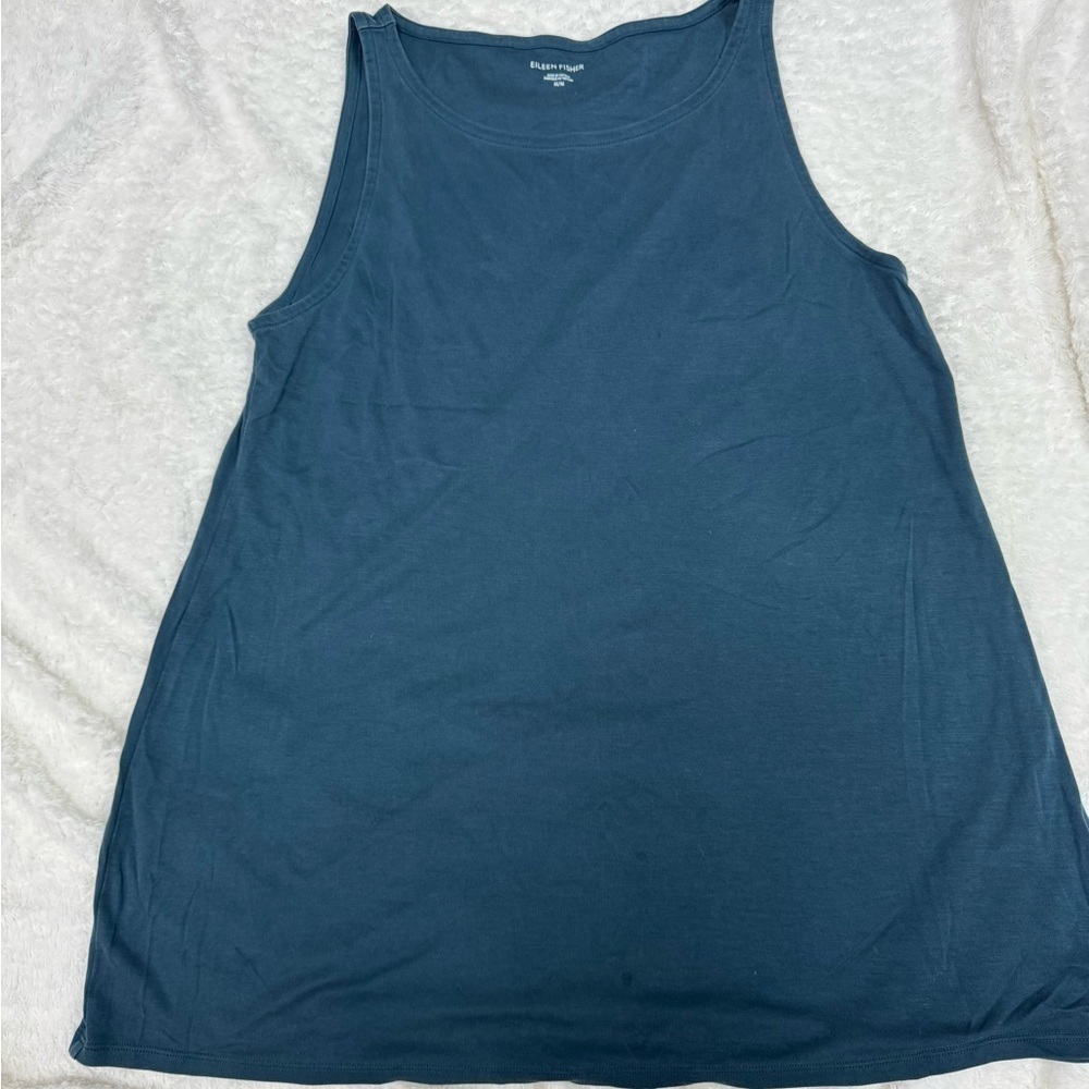 EILLEEN FISHER WOMENS TENCEL Tunic tank top - Picture 3 of 6
